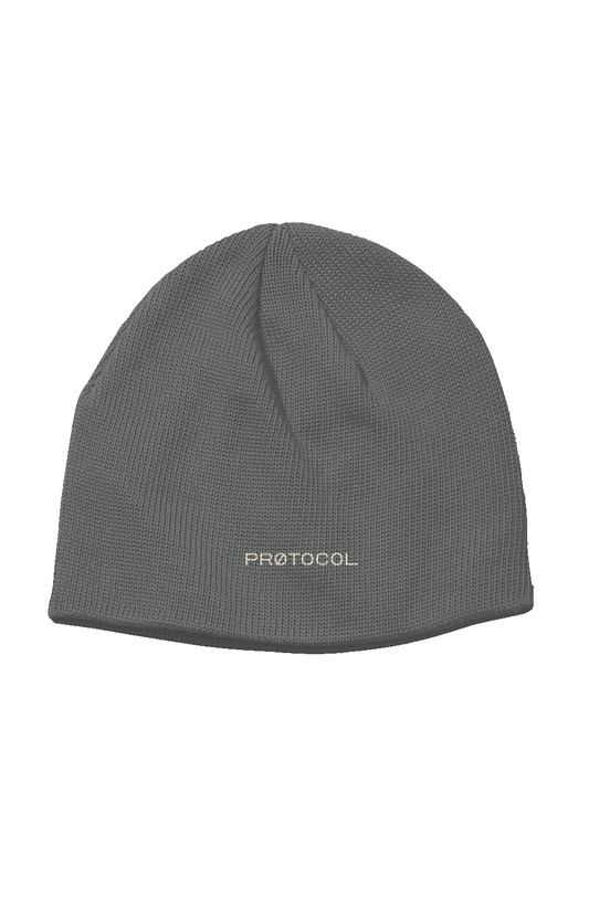 PR TOCOL Minimal Knit Beanie Black